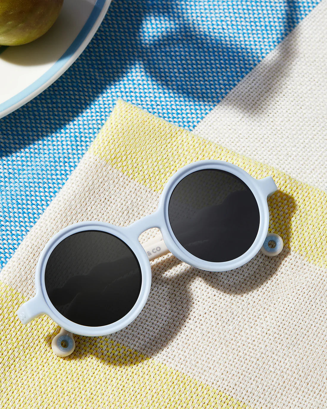 Olivio&Co Toddler Sonnenbrille Round Sailing Blue| 1–3 Jahre