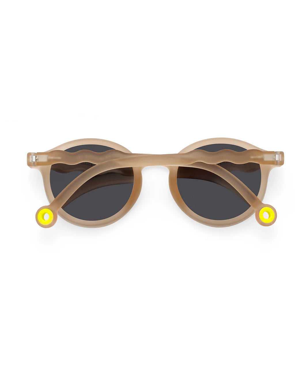 Olivio&Co Kinder Sonnenbrille Oval Sand Beige| 3–5 Jahre