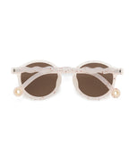 OLIVIO & CO Kinder Sonnenbrille Oval Vanilla Brownie – UV400 Schutz für Kinder