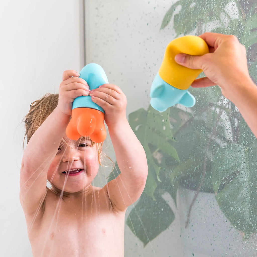 Quut Squeezi Rocket – Innovatives Silikon Badespielzeug für kleine Entdecker