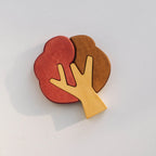 AVDAR Toys-Flat Fall Trees Set-7 pcs Wooden Blocks