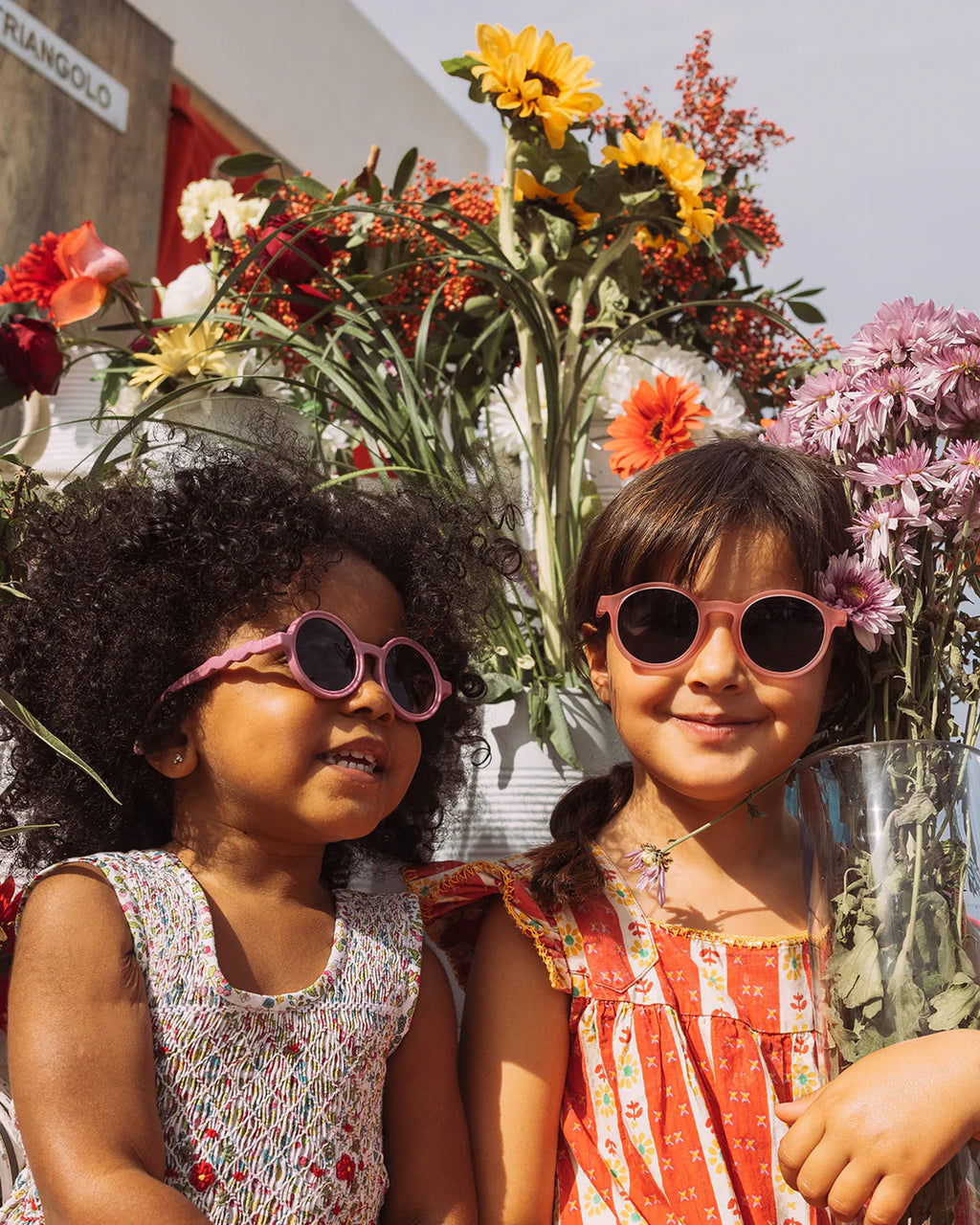 Olivio&Co Junior Sonnenbrille Oval Rock Rose| 5–12 Jahre