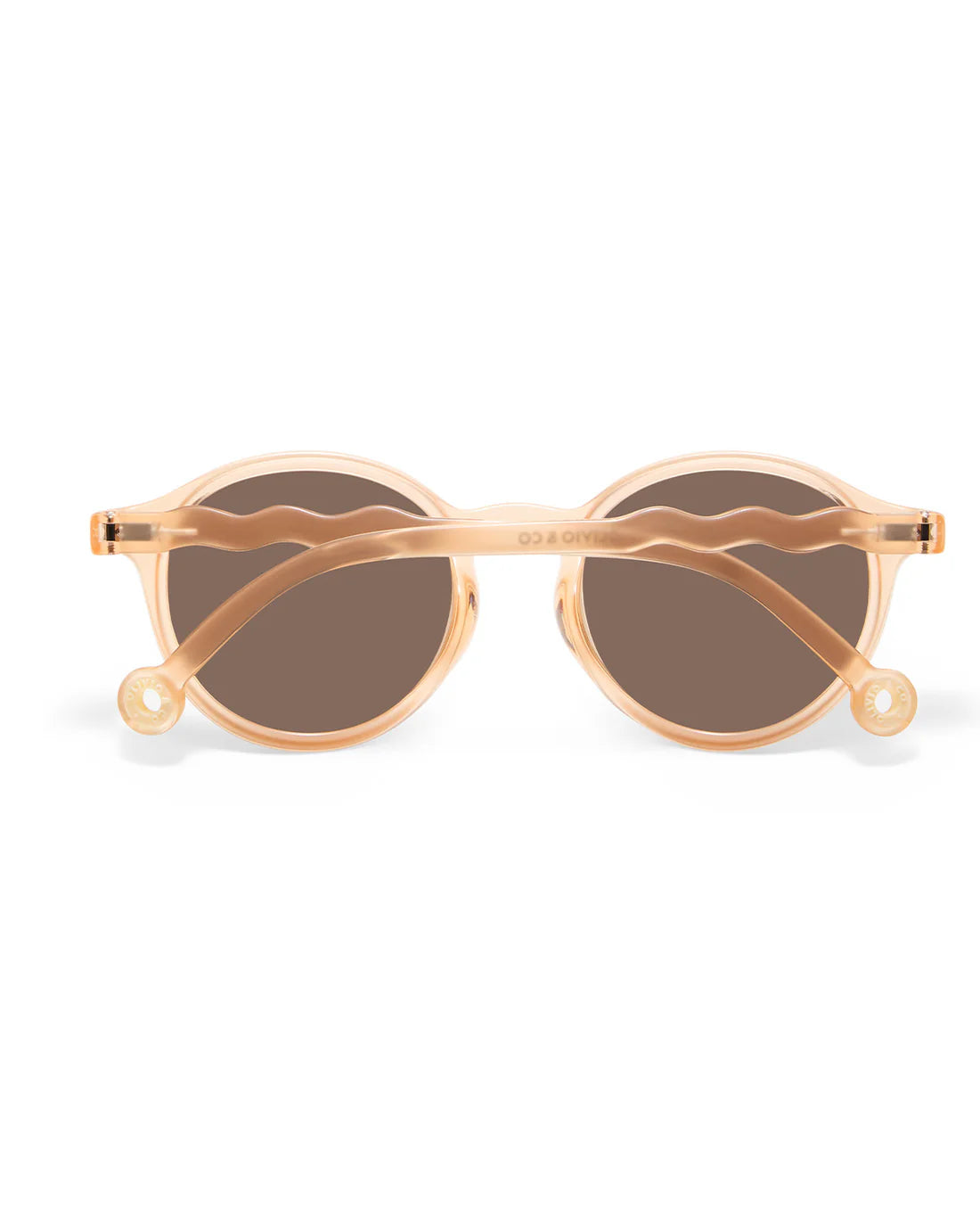Olivio&Co Kinder Sonnenbrille Oval Apricot | 3–5 Jahre