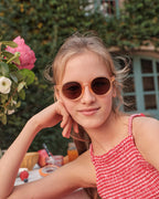 Olivio&Co Junior Sonnenbrille Oval Apricot | 5–12 Jahre