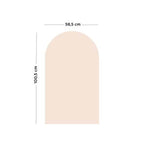 Ferflex Magnetische Wandtafel Arche – Beige Rosé