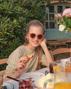 Olivio&Co Junior Sonnenbrille Oval Apricot | 5–12 Jahre