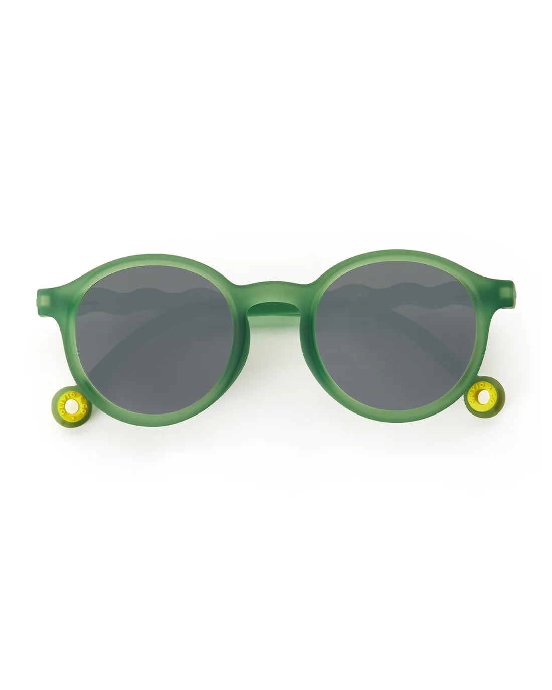 Olivio&Co Kinder Sonnenbrille Oval Olive Green |3–5 Jahre