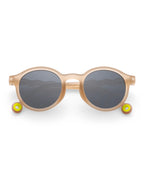 OLIVIO & CO Kinder Sonnenbrille Oval Sand Beige – UV400 Schutz für Kinder