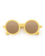 OLIVIO & CO Toddler Sonnenbrille Round Citrus Yellow – UV400 Schutz für Kleinkinder