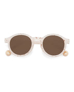 OLIVIO & CO Kinder Sonnenbrille Oval Vanilla Brownie – UV400 Schutz für Kinder