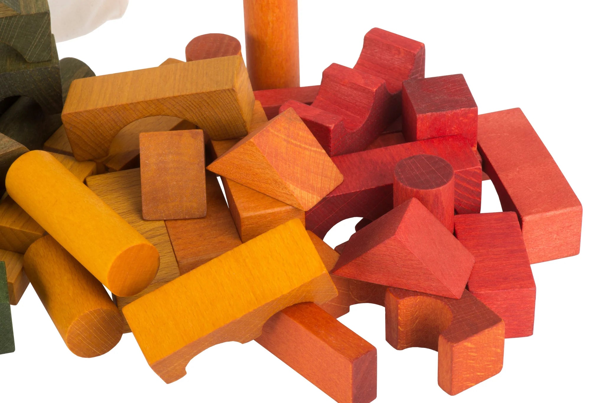 Wooden Story Rainbow Holzbausteine im Baumwollsack – 60 Teile