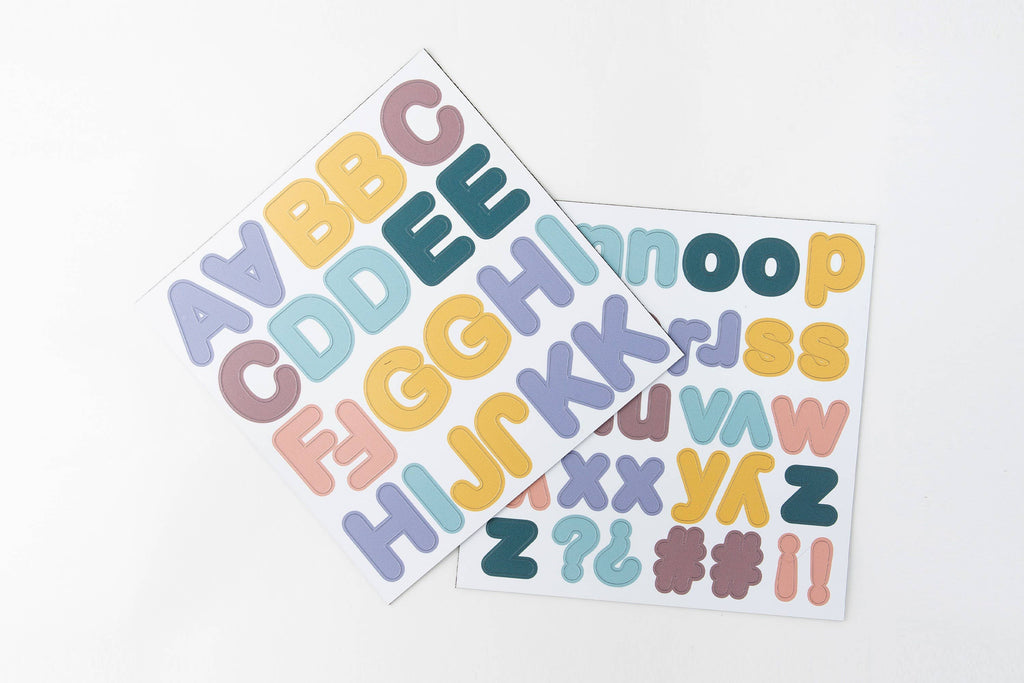 Ferflex Magnetbuchstaben – 125 Magnetische Buchstaben für Kinder