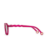 OLIVIO & CO Junior Sonnenbrille Oval Raspberry – UV400 Schutz für Kinder