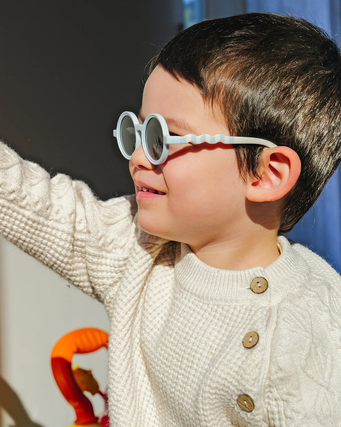 Olivio&Co Toddler Sonnenbrille Round Sailing Blue| 1–3 Jahre