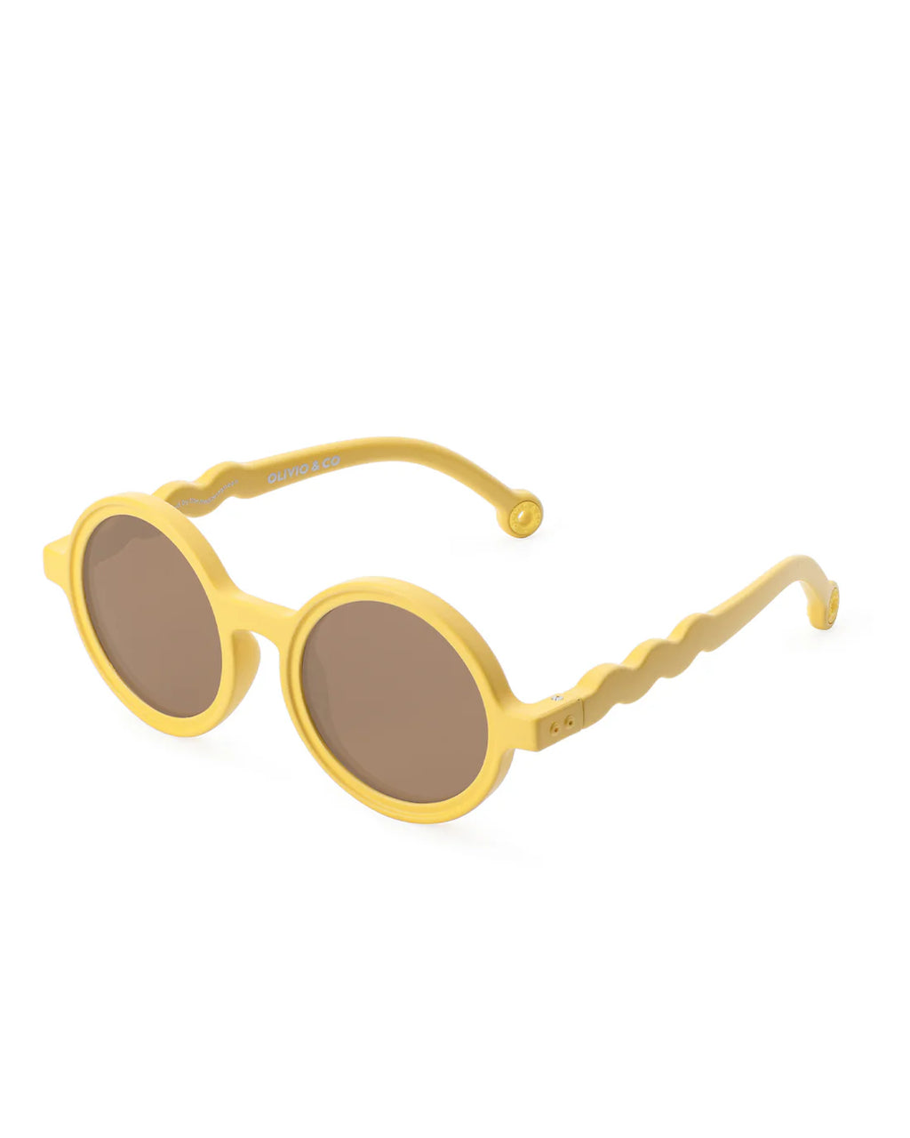Olivio&Co Toddler Round Sunglasses-Citrus Yellow