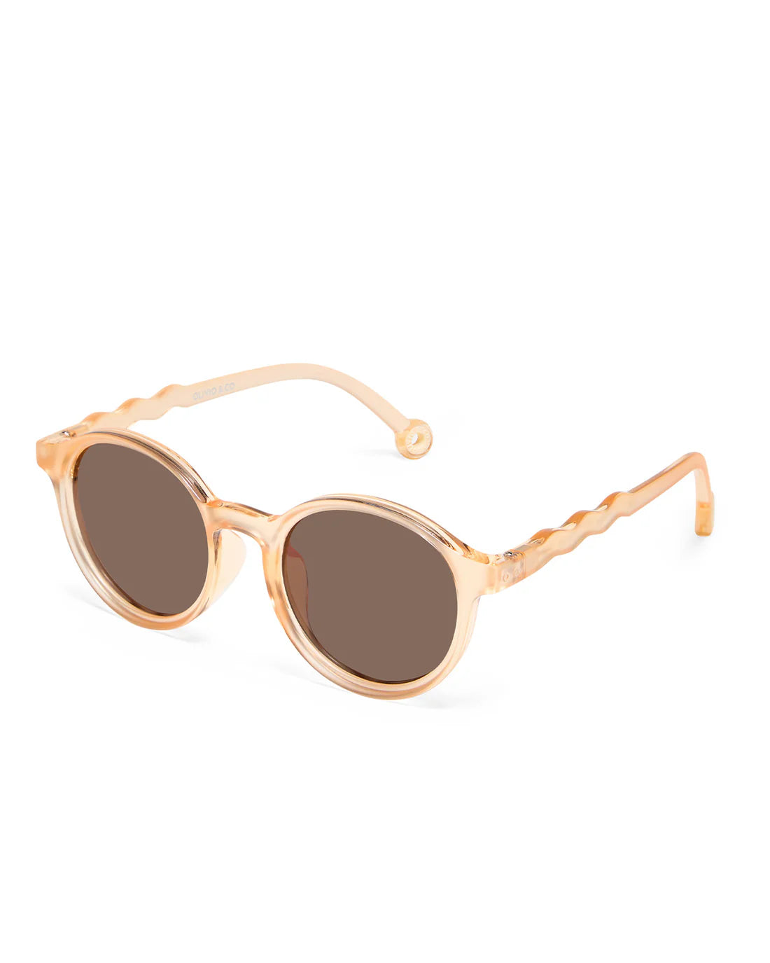 Olivio&Co Kinder Sonnenbrille Oval Apricot | 3–5 Jahre