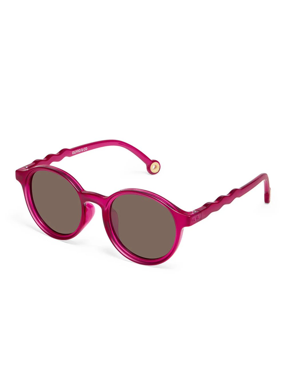 Olivio&Co Kinder Sonnenbrille Oval Raspberry |3–5 Jahre