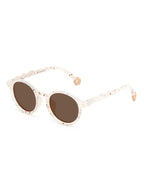 OLIVIO & CO Kinder Sonnenbrille Oval Vanilla Brownie – UV400 Schutz für Kinder