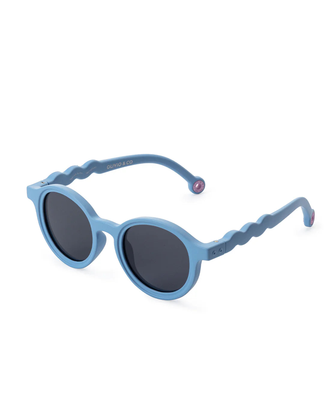 Olivio&Co Toddler Oval Sunglasses-Reef Blue