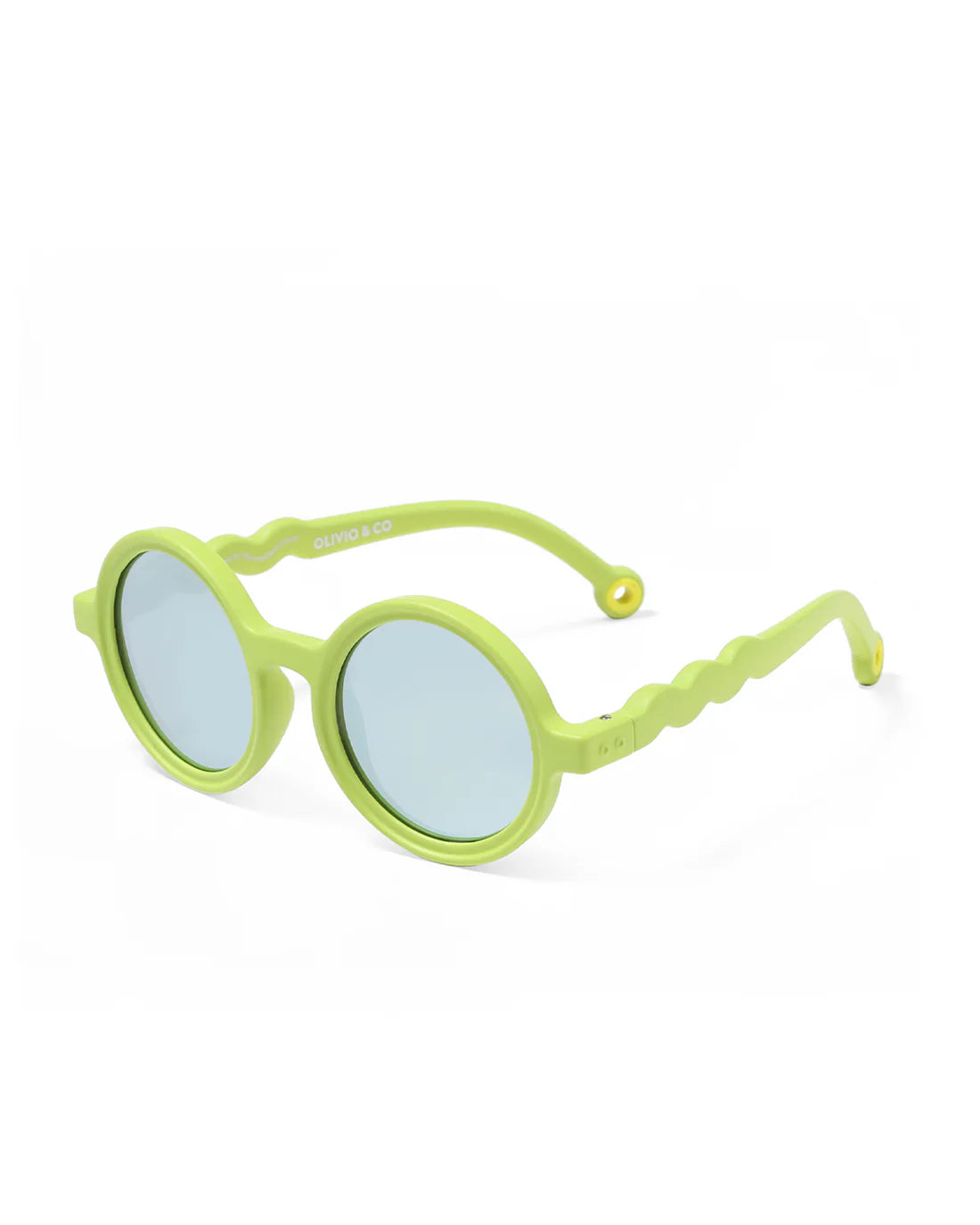 Olivio&Co Toddler Sonnenbrille Round Sea Anemone Green | 1–3 Jahre