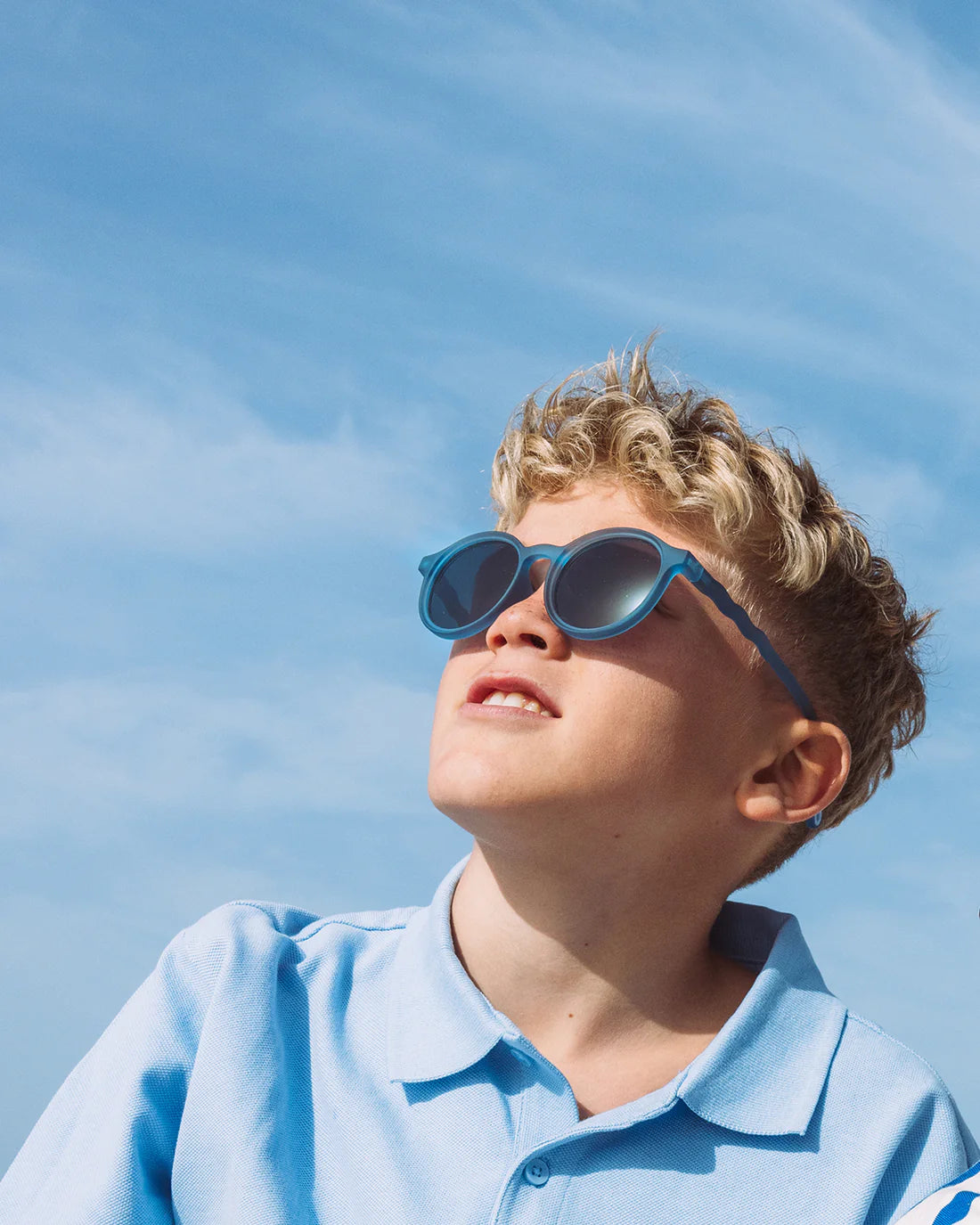 Olivio&Co Junior Sonnenbrille Oval Navy Blue | 5–12 Jahre