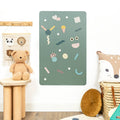 Ferflex Magnetische Wandtafel Rechteck – Smaragdgrün, S Size