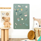 Ferflex Magnetische Wandtafel Rechteck – Smaragdgrün, S Size