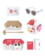 Olivio&Co Kinder Sonnenbrille Oval Blueberry | 3–5 Jahre