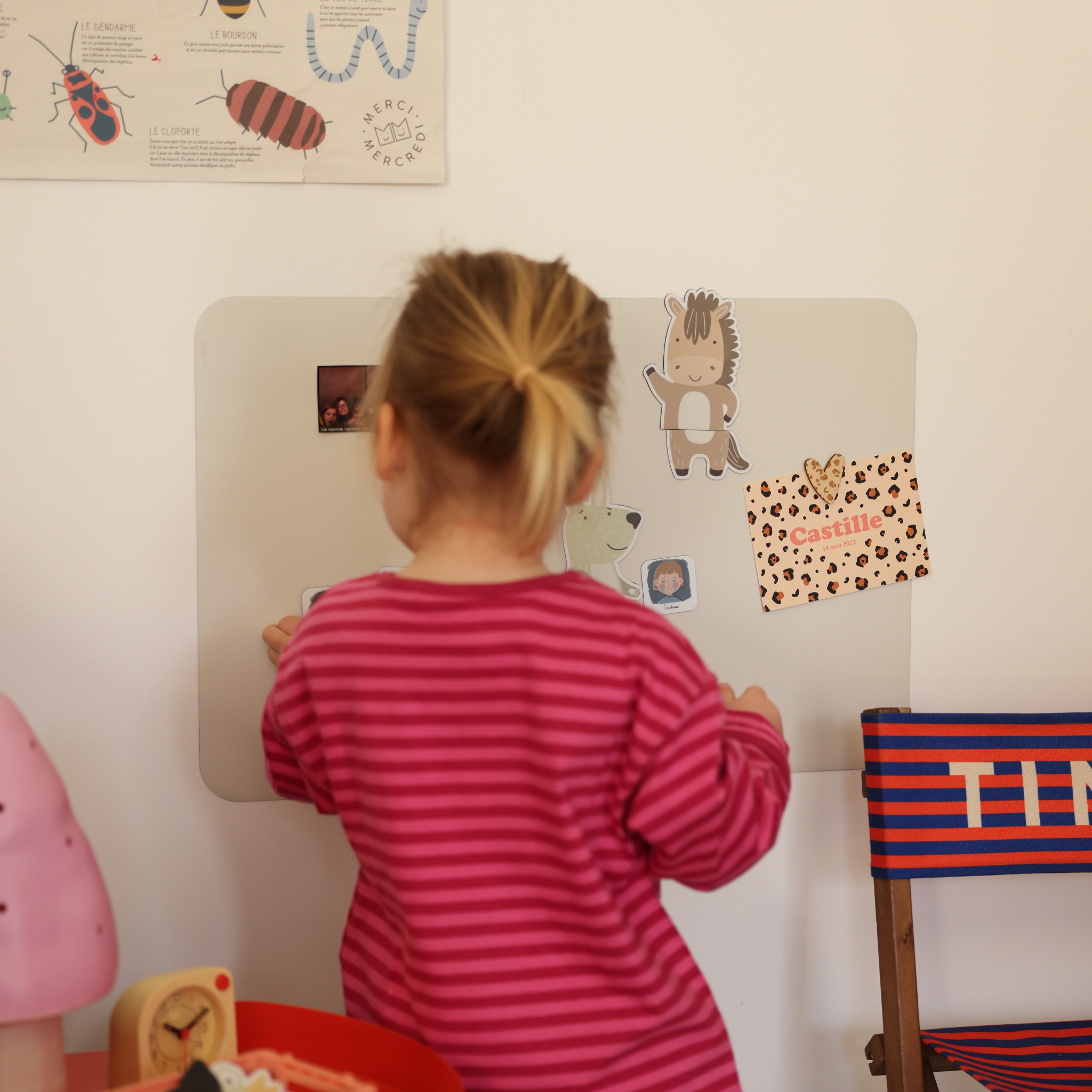 Ferflex Magnetische Wandtafel Rechteck – Leinenbeige