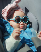OLIVIO & CO Baby Sonnenbrille Round Reef Blue – UV400 Schutz für Babys