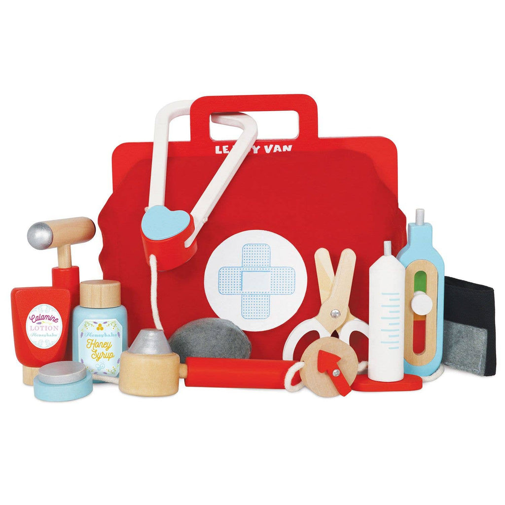 Le Toy Van Arztkoffer aus Holz – Vintage Doktorset