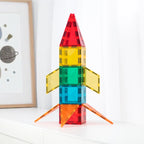 CONNETIX Light Rocket Pack 30 Pieces – Magnetic Tiles with Light-Up Tile