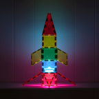 CONNETIX Light Rocket Pack 30 Pieces – Magnetic Tiles with Light-Up Tile