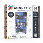 CONNETIX Ball Run Galaxy Pack 61 Pieces – Magnetic Ball Run with Light-Up Balls