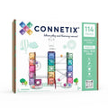 CONNETIX Pastel Ball Run Pack 106 Pieces – Magnetic Ball Run in Pastel Colors