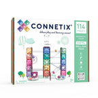 CONNETIX Pastel Ball Run Pack 106 Pieces – Magnetic Ball Run in Pastel Colors