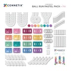 CONNETIX Pastel Ball Run Pack 106 Pieces – Magnetic Ball Run in Pastel Colors