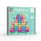 CONNETIX Pastel Creative Pack 120 Pieces – Magnetic Tiles in Pastel Colors