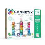 CONNETIX Bright Ball Run Pack 106 Pieces – Magnetic Ball Run in Bright Colors