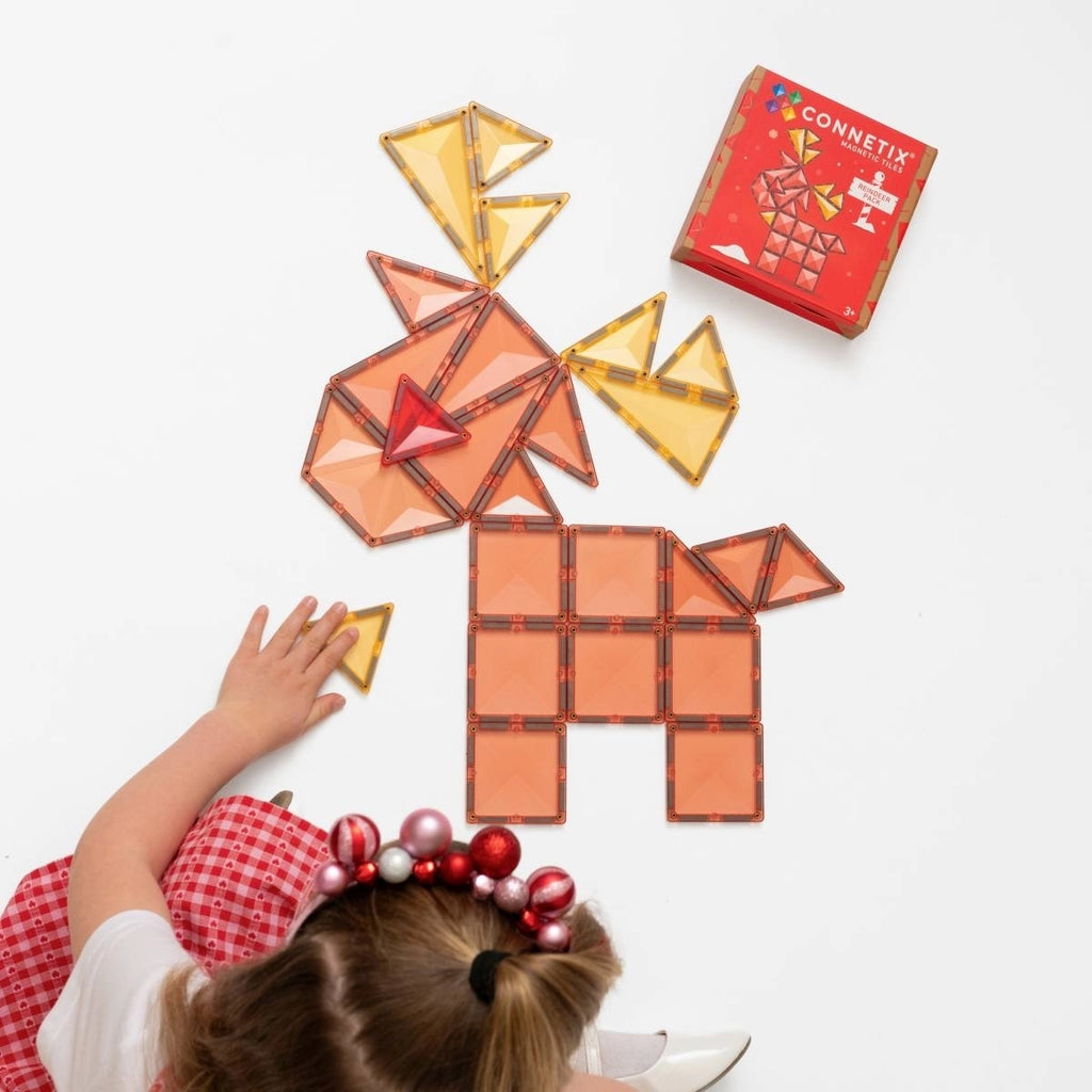 CONNETIX Christmas Reindeer Pack – 25 magnetische Bausteine