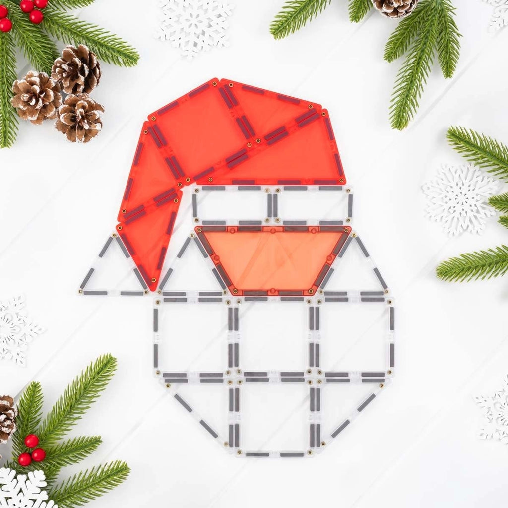 CONNETIX Christmas Santa Pack – 17 magnetische Bausteine