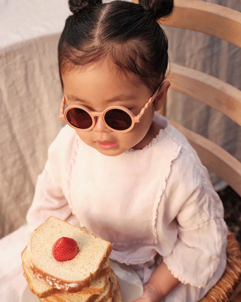 Olivio&Co Toddler Sonnenbrille Round Fig Pink| 1–3 Jahre
