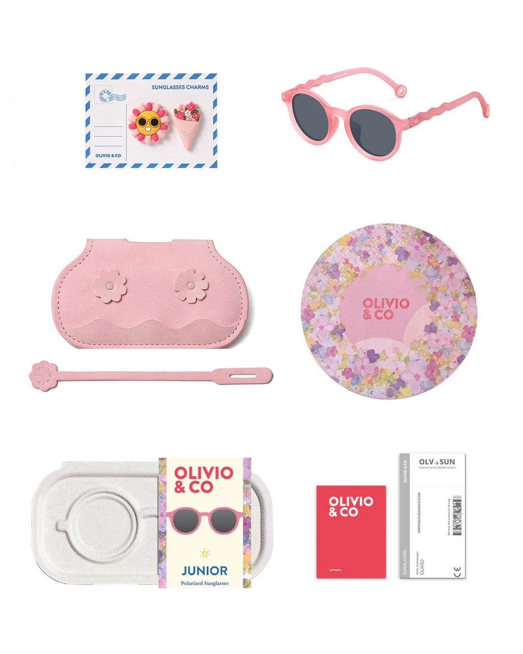 Olivio&Co Junior Sonnenbrille Oval Rock Rose| 5–12 Jahre