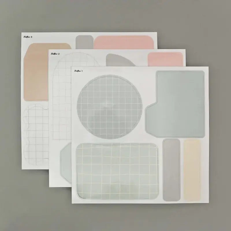 Ferflex Magnetische Notizzettel – Pastellfarben (15er Set)