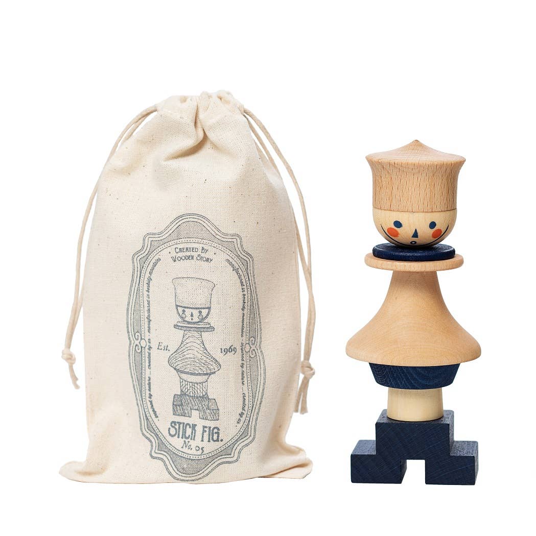 Wooden Story Stick Fig No.05 – Holz Stapelspielzeug