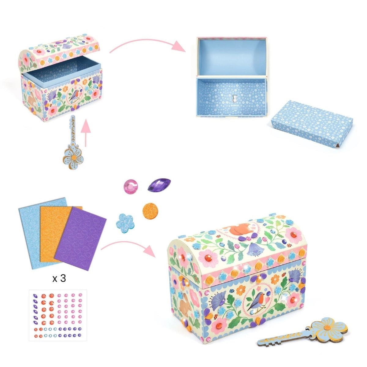 Djeco DIY: Schatztruhe Precious