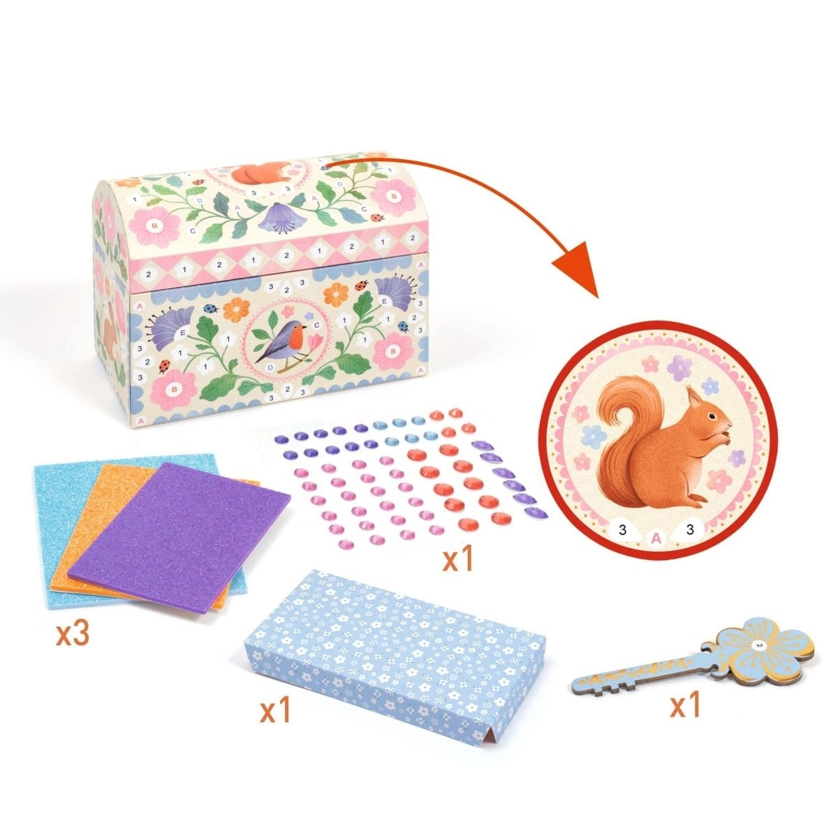 Djeco DIY: Schatztruhe Precious