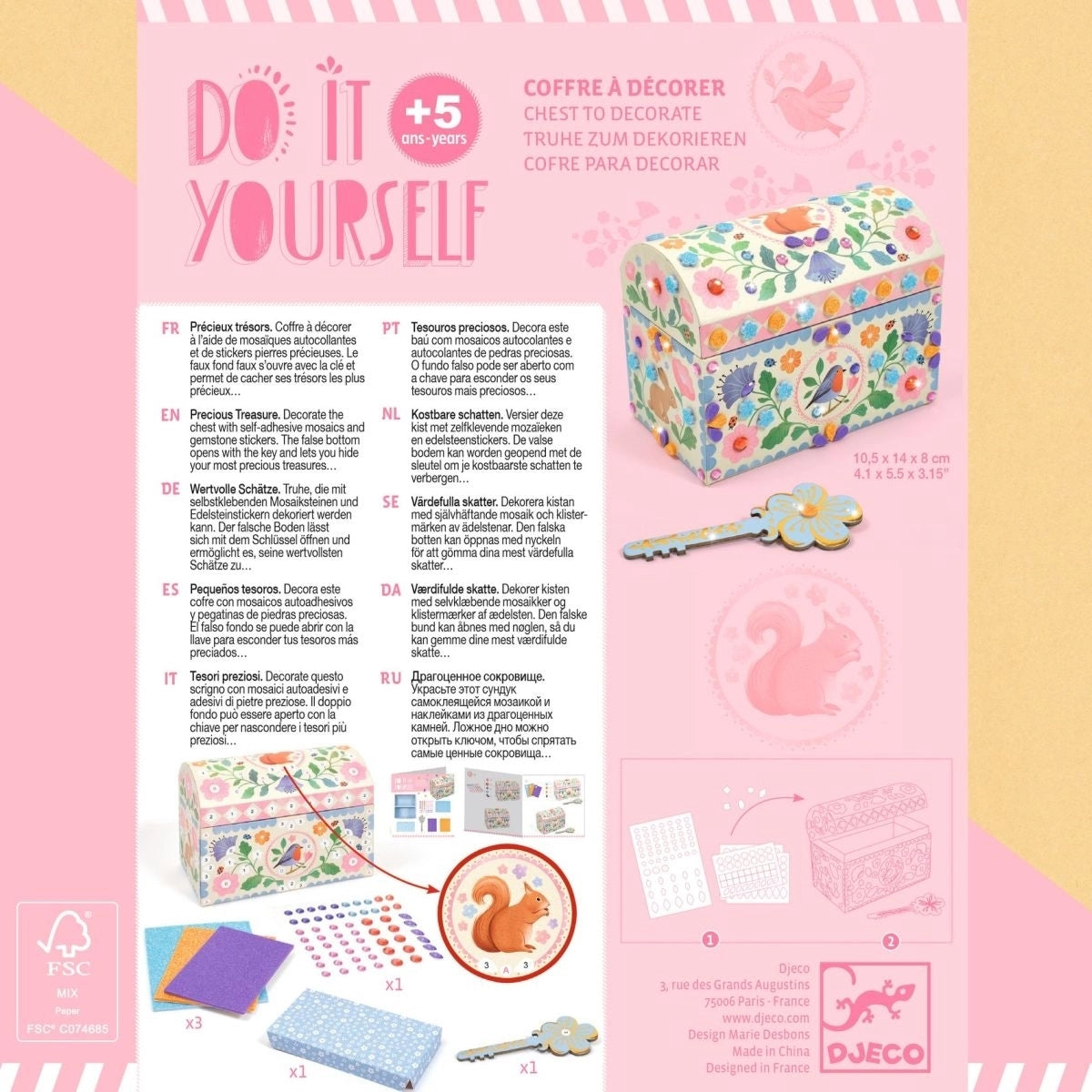 Djeco DIY: Schatztruhe Precious