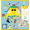 Djeco Stickerbilder Meerestiere – Kreatives Sticker-Collage-Set