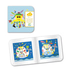 Djeco Stickerbilder Meerestiere – Kreatives Sticker-Collage-Set